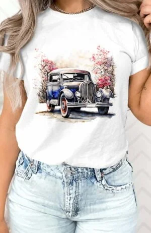 T-shirt Femme en Gros | Old car vintage