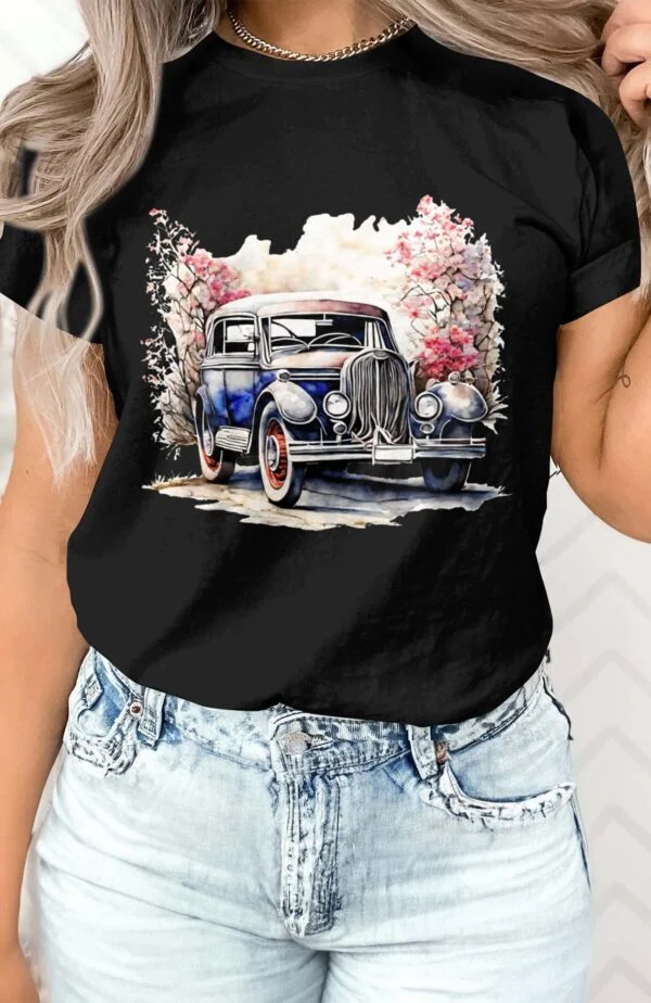 T-shirt Femme en Gros | Old car vintage