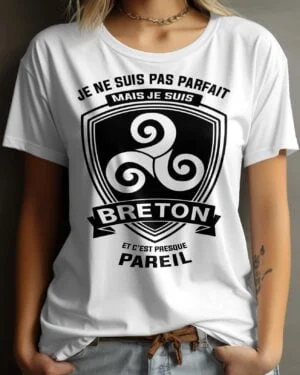 T-shirt Femme – BRETON – Blanc