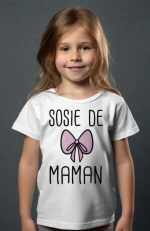 T-shirt Fille en Gros | Sosie de Maman