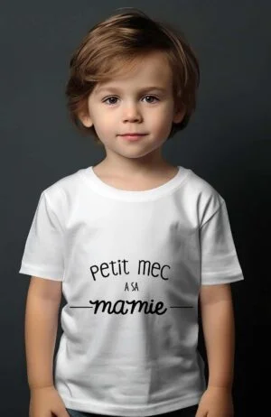 T-shirt Garçon en Gros | P'tit Mec à Mamie