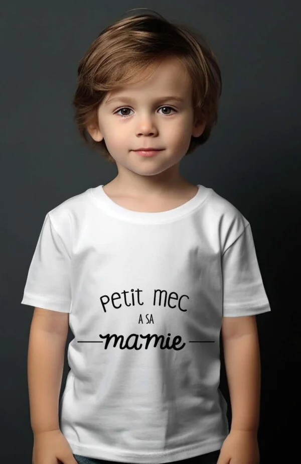 T-shirt Garçon en Gros | P'tit Mec à Mamie