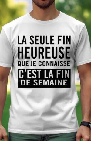 T-shirt Homme en Gros | FIN heureuse