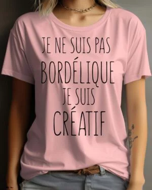 t-shirt Femme – bordelique – Rose