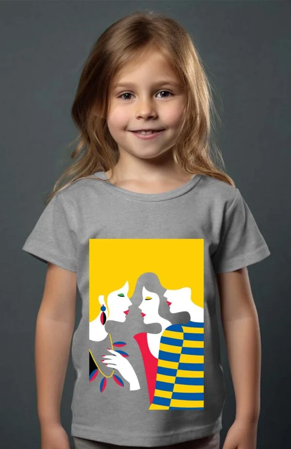 T-shirt Fille en Gros | 3 girls Pa2