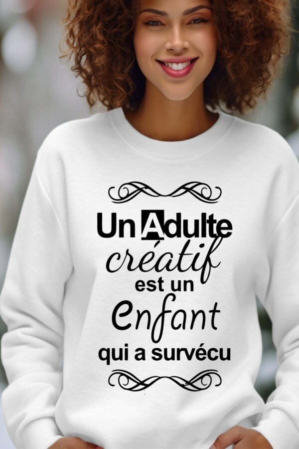Sweat Col Rond Femme en Gros | Adulte créatif
