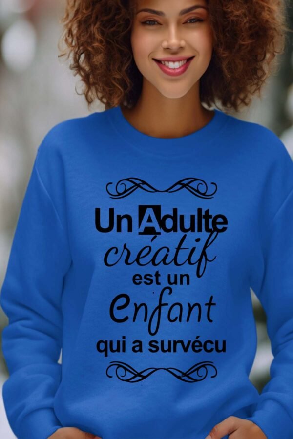 Sweat Col Rond Femme en Gros | Adulte créatif