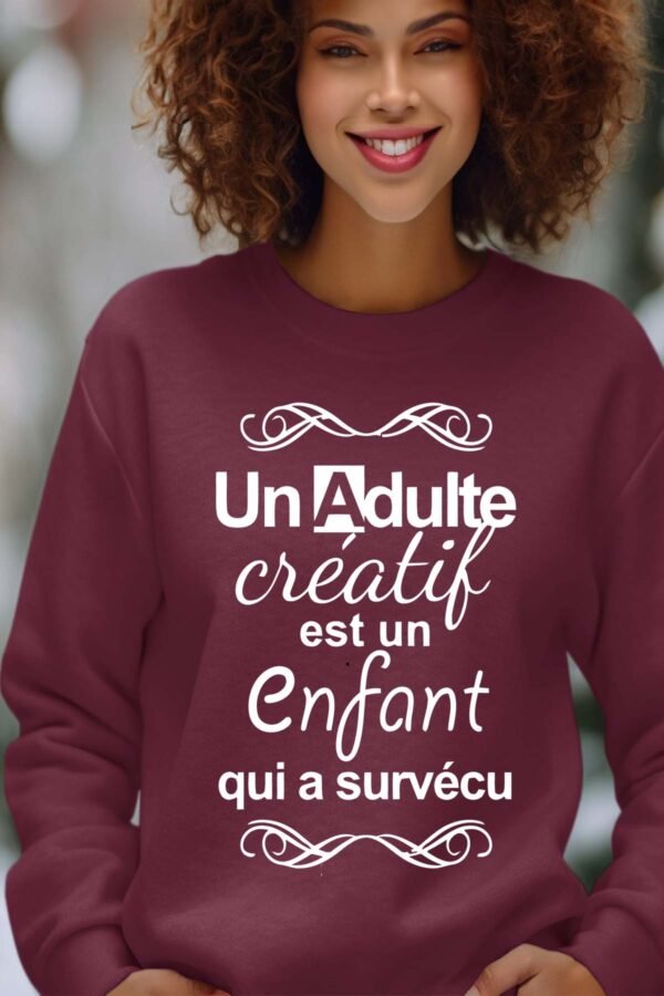 Sweat Col Rond Femme en Gros | Adulte créatif