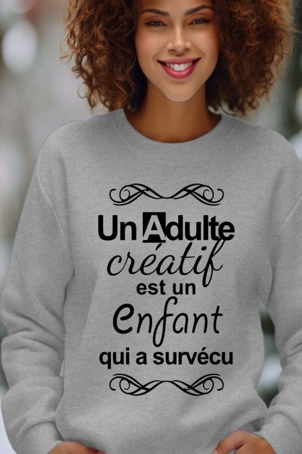 Sweat Col Rond Femme en Gros | Adulte créatif