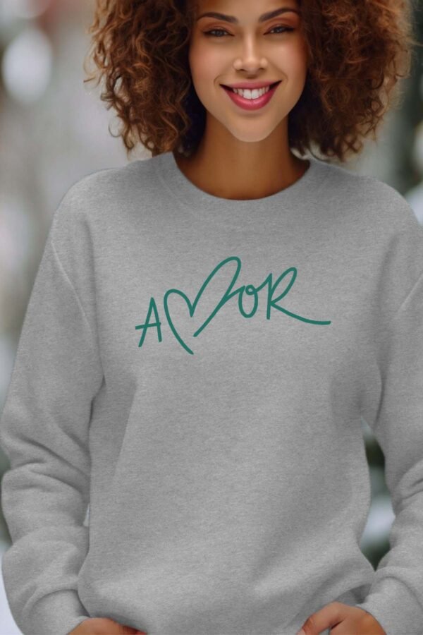 Sweat Col Rond Femme en Gros | Amor fun color