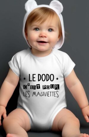 DODO Mauviettes - Body bébé garçon