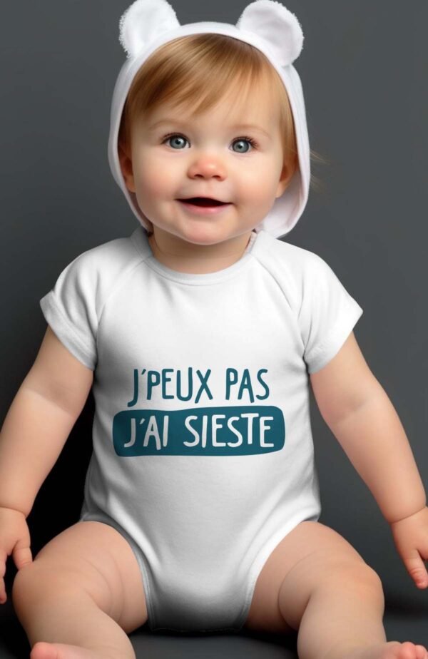 J'ai sieste - Body bébé garçon