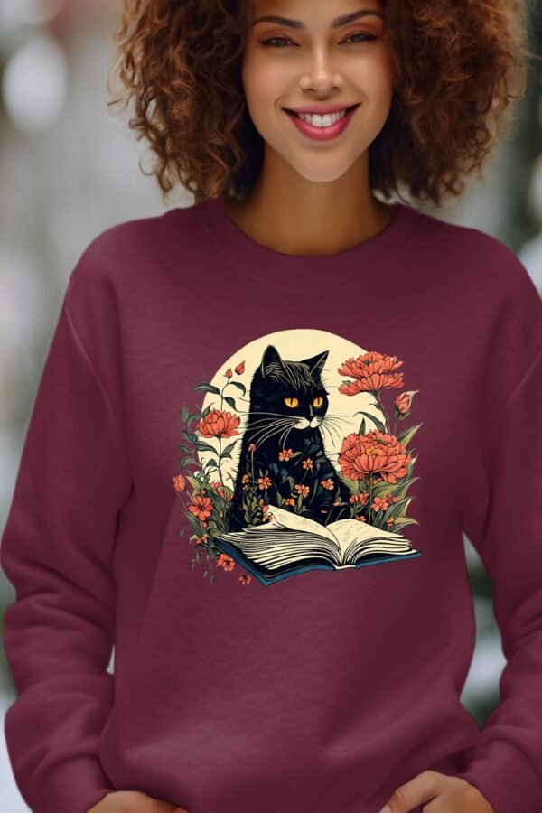 CAT BOOK - Sweat Col Rond Femme