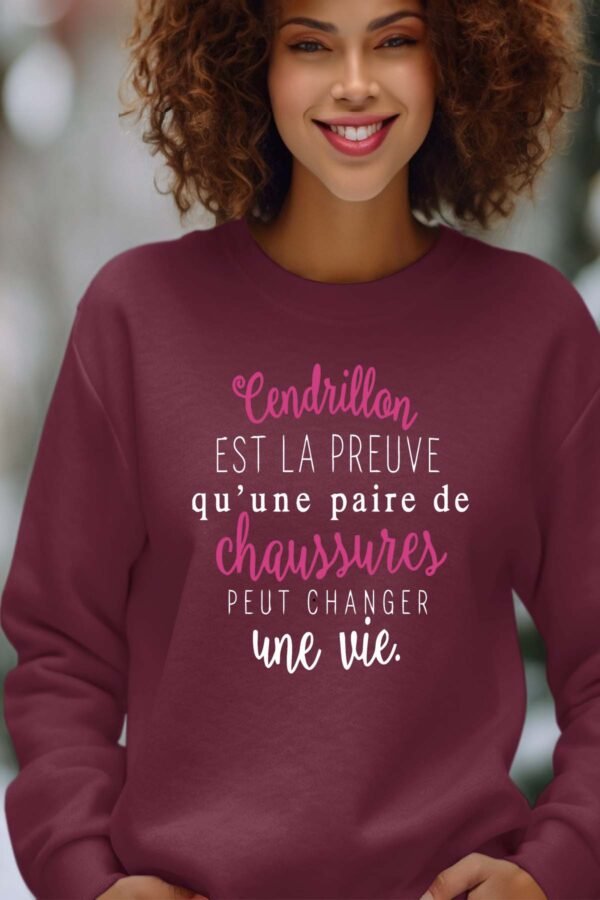 Sweat Col Rond Femme en Gros | Cendrillon chaussure