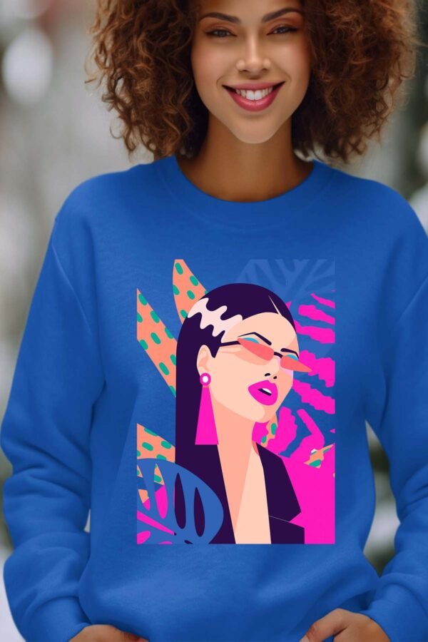 Sweat Col Rond Femme en Gros | Fam tropifleur