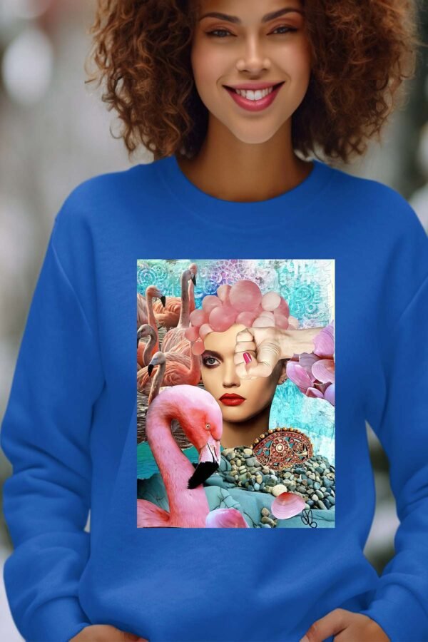Sweat Col Rond Femme en Gros | Flamingo