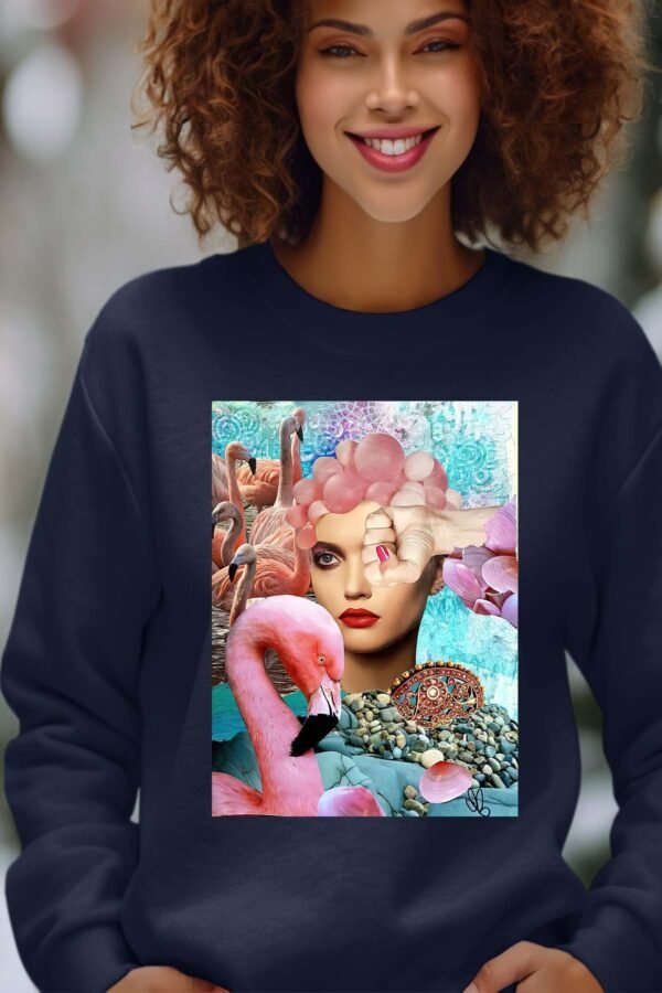Sweat Col Rond Femme en Gros | Flamingo