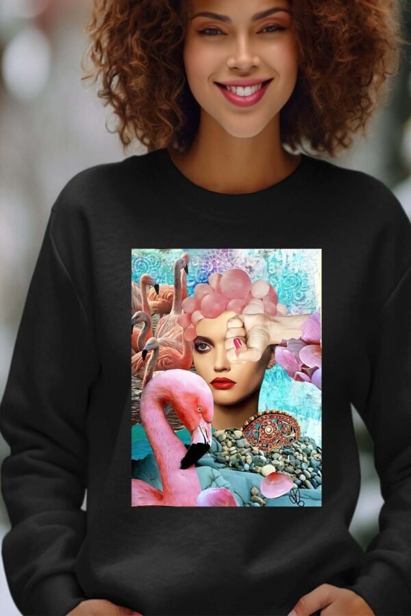 Sweat Col Rond Femme en Gros | Flamingo
