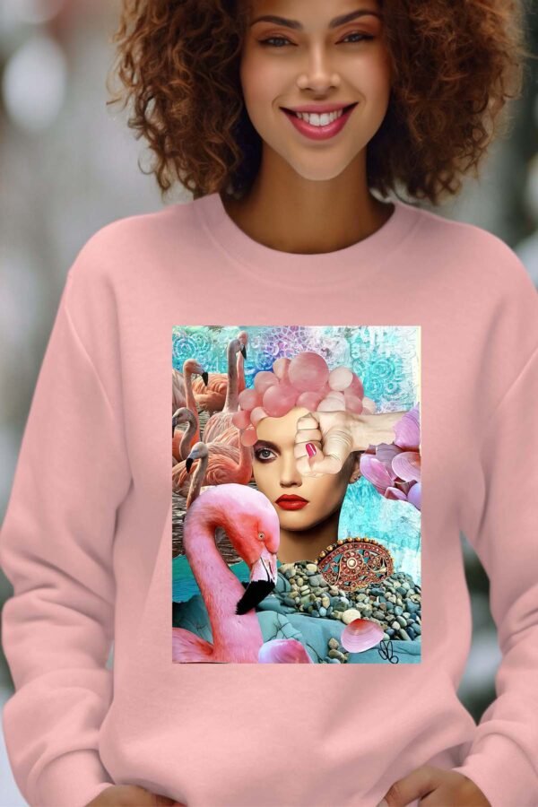 Sweat Col Rond Femme en Gros | Flamingo