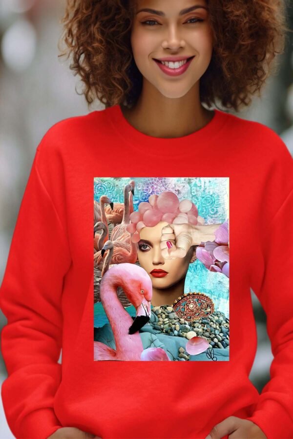Sweat Col Rond Femme en Gros | Flamingo