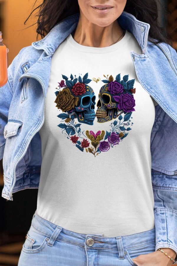 Heart Skeleton - Tshirt Femme