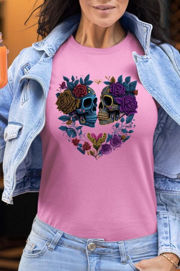 Heart Skeleton - Tshirt Femme
