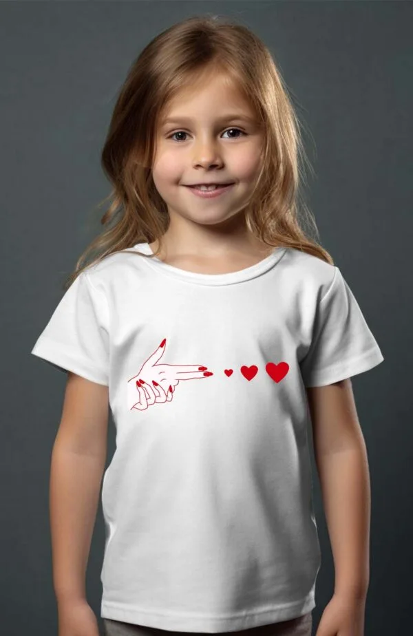 T-shirt Fille en Gros | Paw Girl Hand