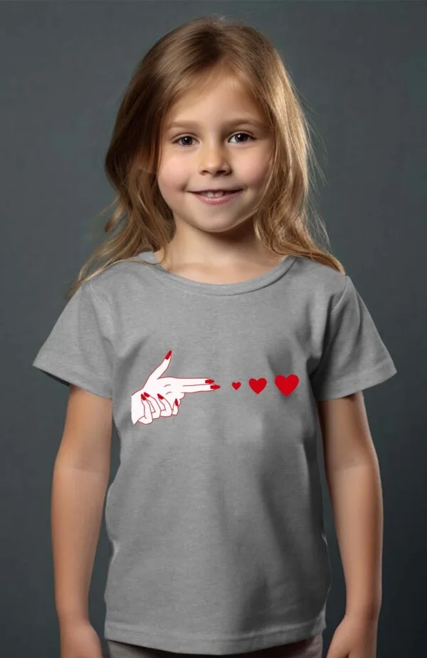 T-shirt Fille en Gros | Paw Girl Hand