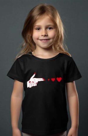 T-shirt Fille en Gros | Paw Girl Hand