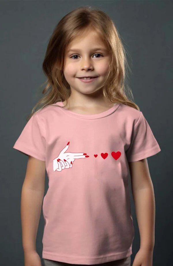 T-shirt Fille en Gros | Paw Girl Hand