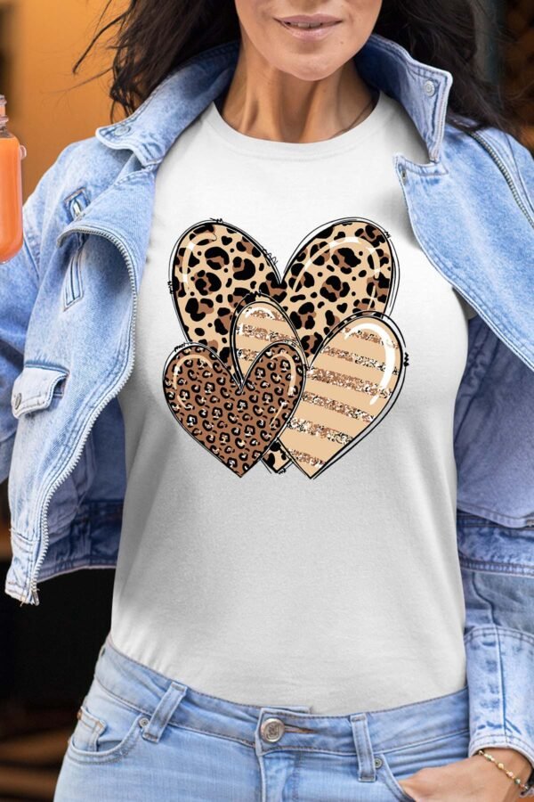 Three coeurs leo - Tshirt Femme