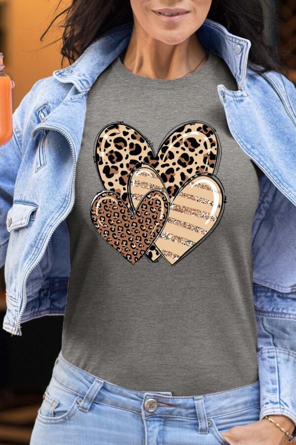 Three coeurs leo - Tshirt Femme