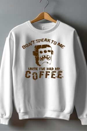 Until coffee - Sweat Col Rond  Homme