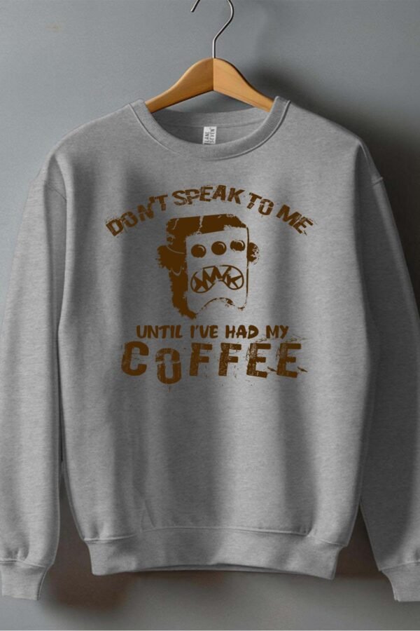 Until coffee - Sweat Col Rond Homme