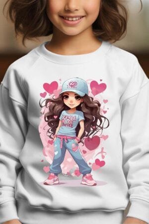 Sweat Col Rond Fille en Gros | Zimba Forever