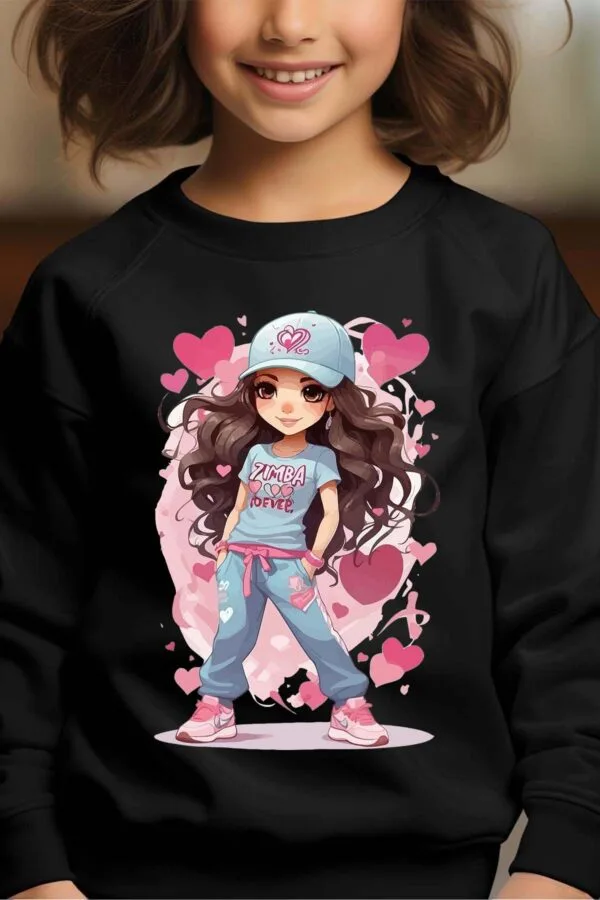 Sweat Col Rond Fille en Gros | Zimba Forever