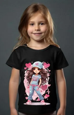 Zimba Forever – Tshirt Fille – Noir