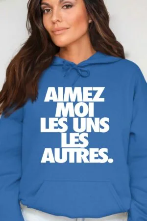 Sweat Capuche Femme en Gros | aimez moi