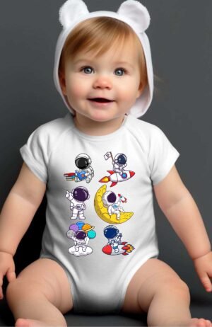 astronautes multi - Body Bébé Garçon