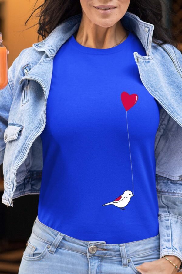 bird heart - Tshirt Femme