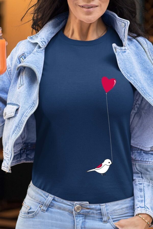 bird heart - Tshirt Femme