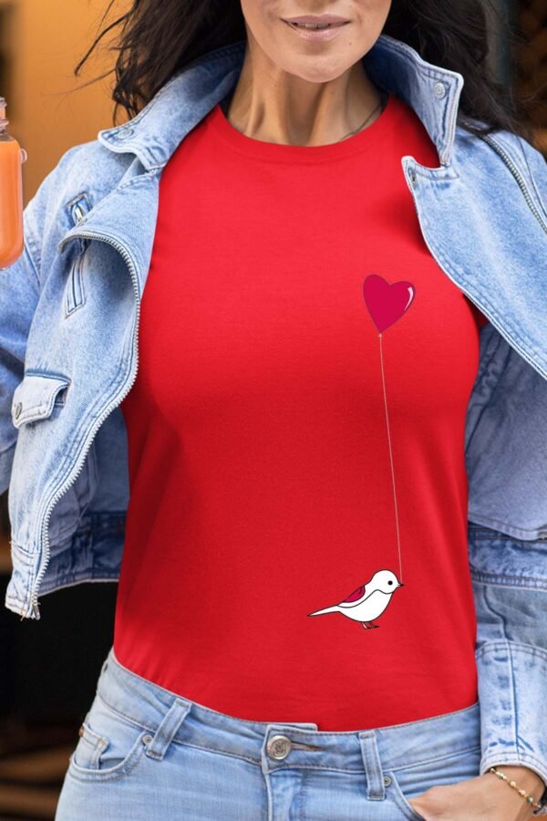 bird heart - Tshirt Femme