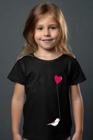 T-shirt Fille en Gros | bird heart