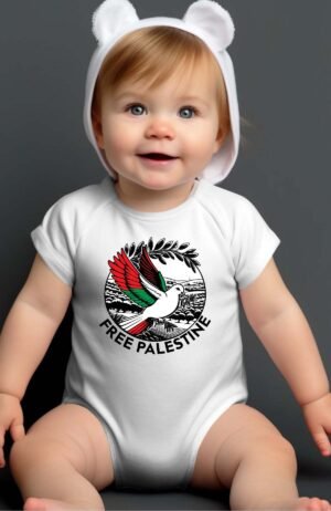 bird palestine -  Body Bébé Garçon