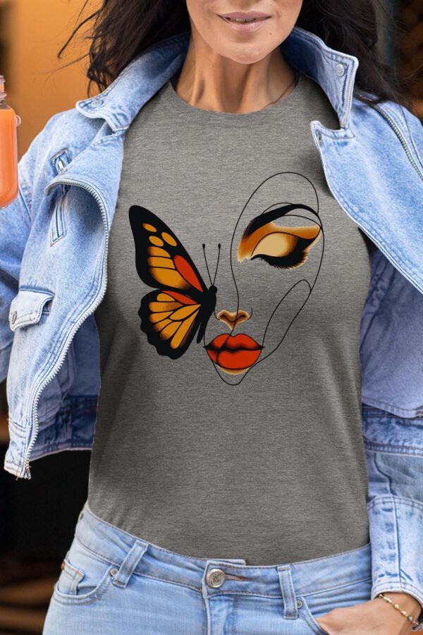 butterfly face - Tshirt Femme