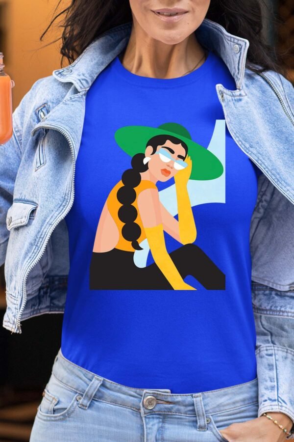 chapeau vert retouche - Tshirt Femme