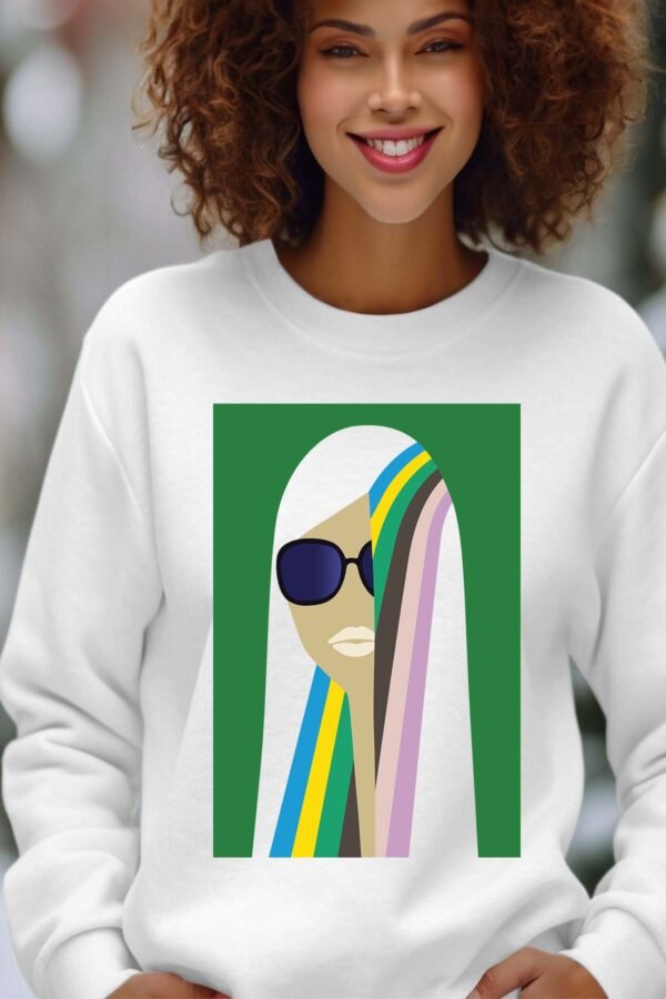 Sweat Col Rond Femme en Gros | colorful hair V2025