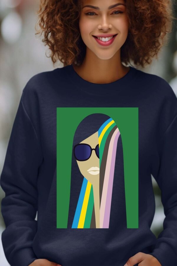 Sweat Col Rond Femme en Gros | colorful hair V2025