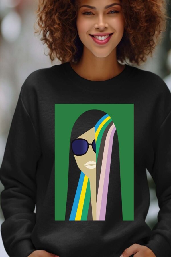Sweat Col Rond Femme en Gros | colorful hair V2025