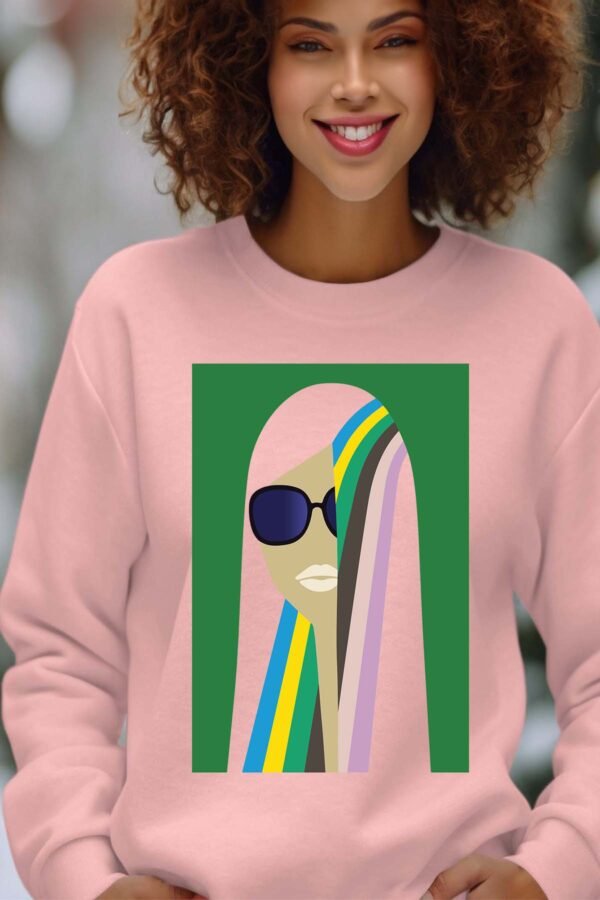 Sweat Col Rond Femme en Gros | colorful hair V2025